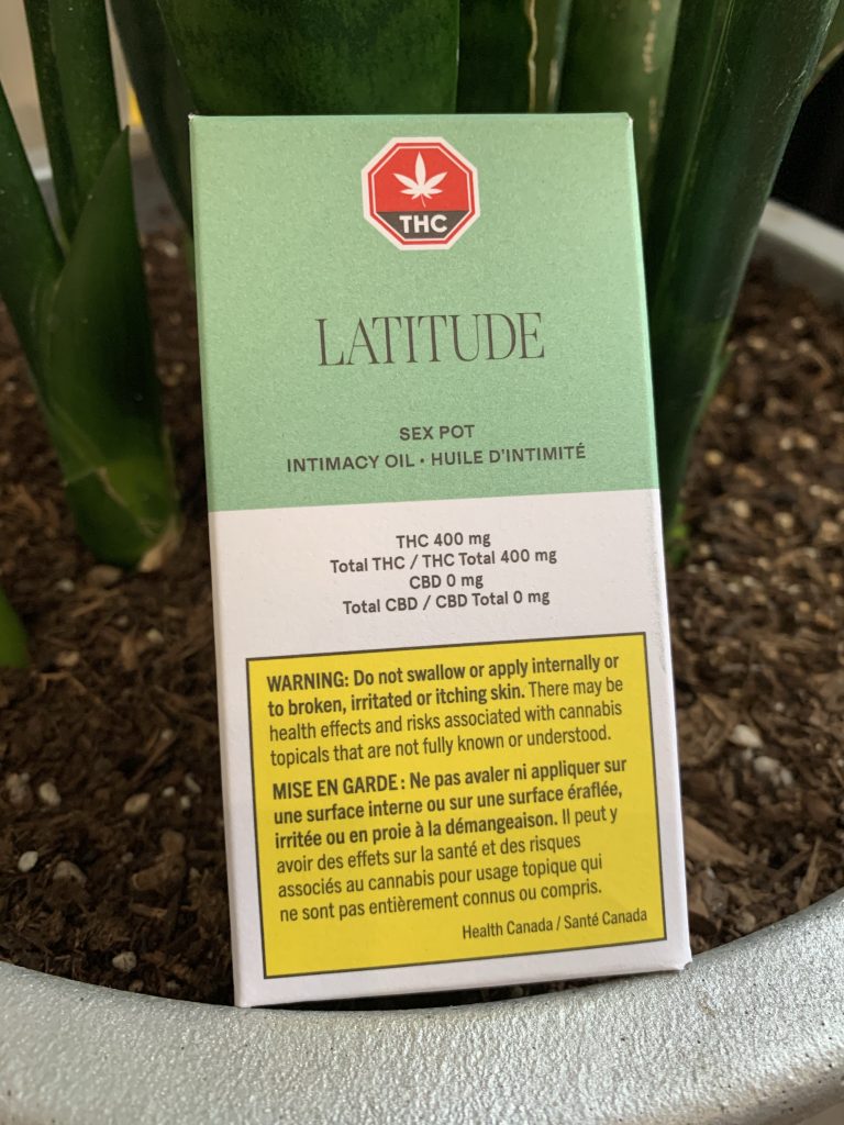 Latitude - Sex Pot Intimacy Oil 
